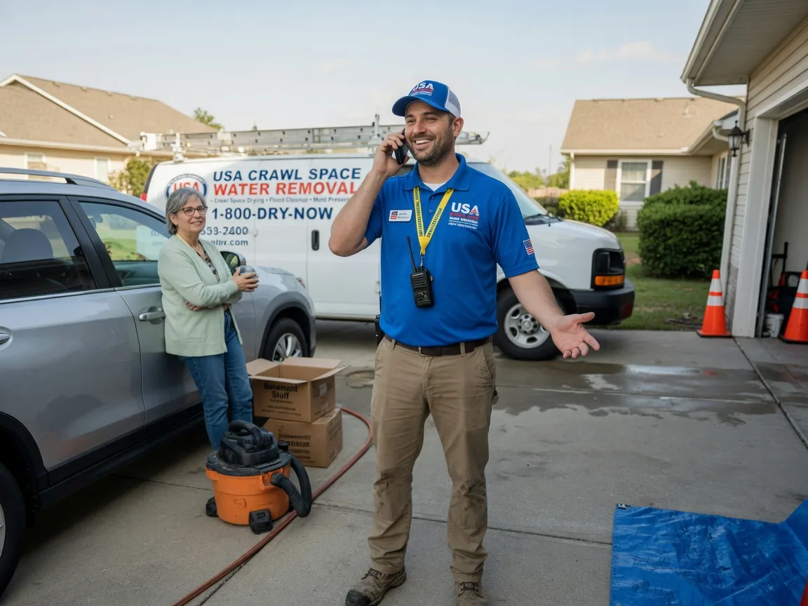 Crawl Space Water Removal Colcord, OK FAQs